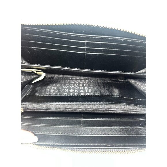 Kate Spade Briar Lane Quilted leather Neda Wallet gunmetal - Picture 9 of 14